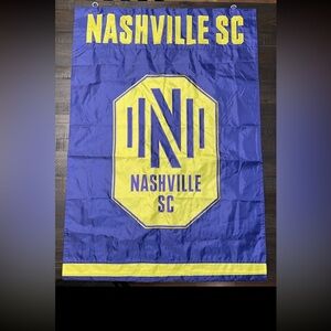 Nashville SC Applique Banner Flag Double Sided Nashville TN Soccer Club